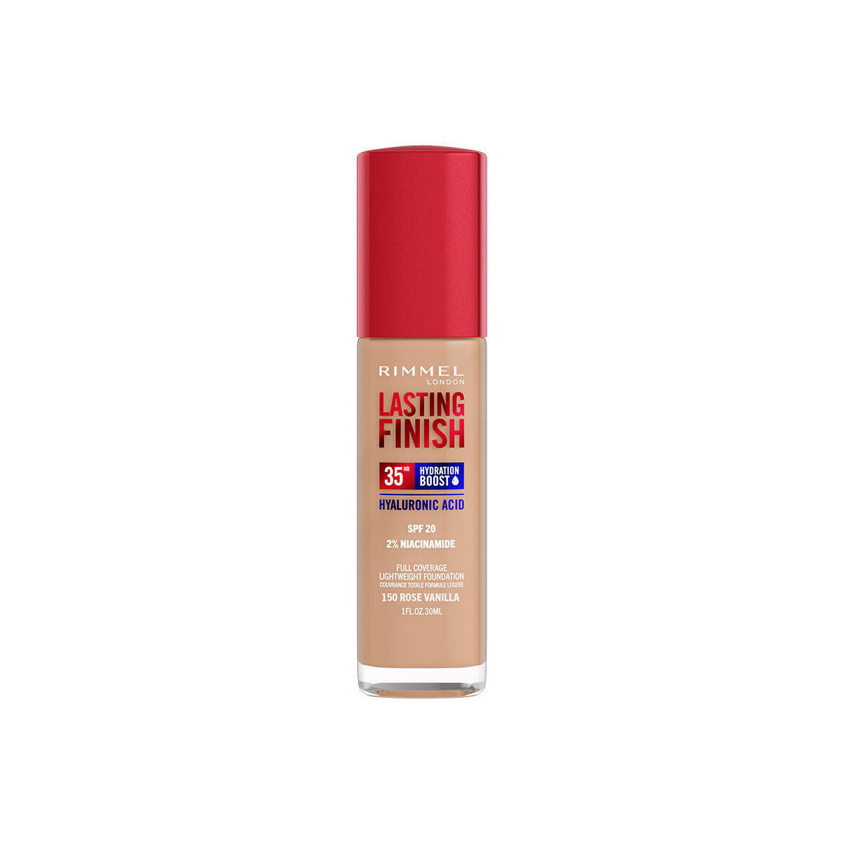 Beauté The Big Bang The Lasting Finish Boost D&39;hydratation Spf20 150-rose Vanille 