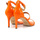 Chaussures Femme Bottes MICHAEL Michael Kors Koda Sandalo Donna Apricot 40S3KOMS1A Orange