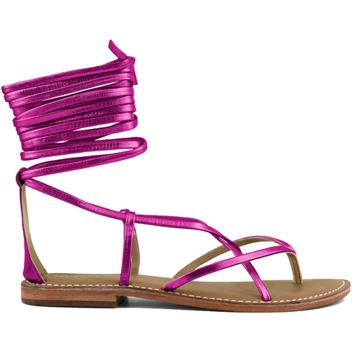 Chaussures Femme Bottes Cb Fusion Sandalo Lacci Donna Lilac CBF.R221008 Violet