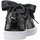 Chaussures Femme Bottes Puma Basket heart Patent Black 363073 01 Noir