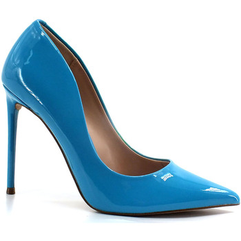 Chaussures Femme Bottes Steve Madden Décolleté Tacco Polished Blu Bright Acqua VALA02S1 Bleu