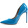 Chaussures Femme Bottes Steve Madden Décolleté Tacco Polished Blu Bright Acqua VALA02S1 Bleu