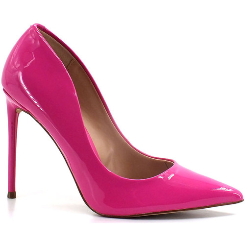 Chaussures Femme Bottes Steve Madden Décolleté Tacco Polished Violet Fuxia VALA02S1 Rose