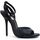 Chaussures Femme Multisport Steve Madden Hasley Sandalo Donna Black HASL01S1 Noir