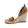 Chaussures Femme Bottes Steve Madden Malani Sandalo Zeppa Borchie Tan Leather MALA02S1 Marron