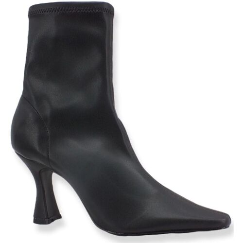 Chaussures Femme Bottes Steve Madden Lucent Sandalo Tacco Punta Donna Black SAIN03S1 Noir
