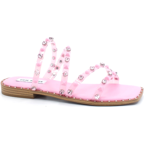 Chaussures Femme Bottes Steve Madden Skyler Ciabatta Borchie Pink Candy SKYL11S1 Rose