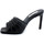 Chaussures Femme Multisport Steve Madden Tempt Ciabatta Mule Tacco Black TEMP08S1 Noir