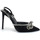 Chaussures Femme Bottes Steve Madden Viable Sandalo Tacco Strass Black Nero VIAB01S1 Noir