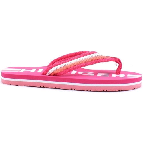 Chaussures Multisport media Tommy Hilfiger Ciabatta Fuxia T3A0-30669 Rose