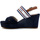 Chaussures Femme Bottes U.S Polo Assn. U.S. POLO ASSN. Sandalo Zeppa Donna Blu ALYSSA010 Bleu