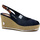 Chaussures Femme Bottes U.S Polo Assn. U.S. POLO ASSN. Sandalo Zeppa Donna Blu ALYSSA016 Bleu