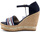 Chaussures Femme Bottes U.S Polo Assn. U.S. POLO ASSN. Sandalo Zeppa Donna Blu AYLIN009 Bleu
