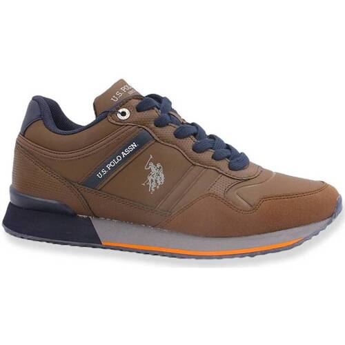 Chaussures Homme Multisport U.S contrast Polo Assn. U.S. contrast POLO ASSN. Sneaker Running Uomo Brown GARMY001A Marron