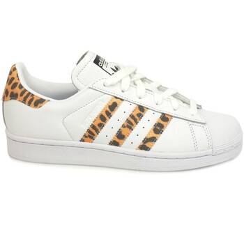 Chaussures Femme Bottes adidas walmart Originals Superstar White Leopard CQ2514 Blanc