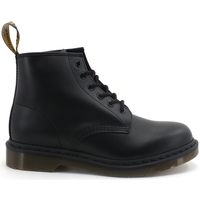 Chaussures Femme Bottes Dr. Martens 101 Anfibio 6 Fori Smooth Black 101-24255001 Noir