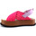 Chaussures Femme Bottes L4k3 Malibù Sandalo Fasce Incrocio Pink Rosa F18-MAL Rose