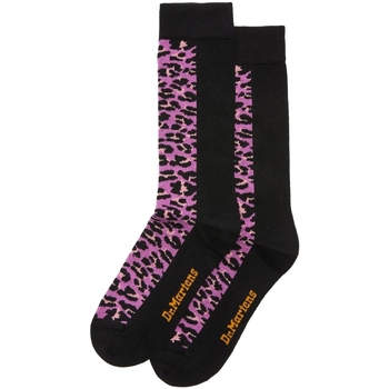 chaussettes dr. martens  punkink print sock pink leopard ac848997 