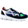 Chaussures Homme Multisport L4k3 New Big Sneaker Running Tricolor Blu Verde Rosso F53-NEW Bleu