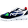 Chaussures Homme Multisport L4k3 New Big Sneaker Running Tricolor Blu Verde Rosso F53-NEW Bleu