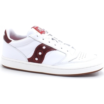 Chaussures Homme Multisport the Saucony Jazz Court Sneaker White Red S70555-6 Blanc