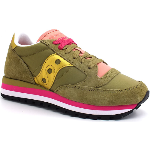 Chaussures Femme Bottes date Saucony Jazz Triple Sneaker Donna Olive Gold S60530-23 Vert