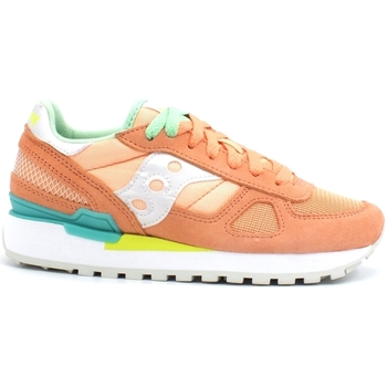 Chaussures Femme Bottes re-introduces Saucony Shadow Original Sneakers Melon Green S1108-746 Rose