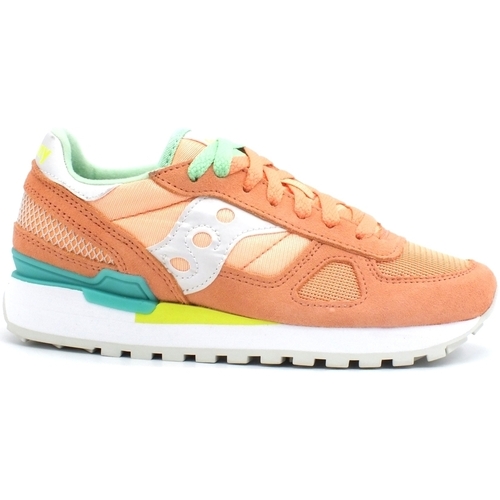 Chaussures Femme Multisport Saucony Shadow Original Sneakers Melon Green S1108-746 Rose
