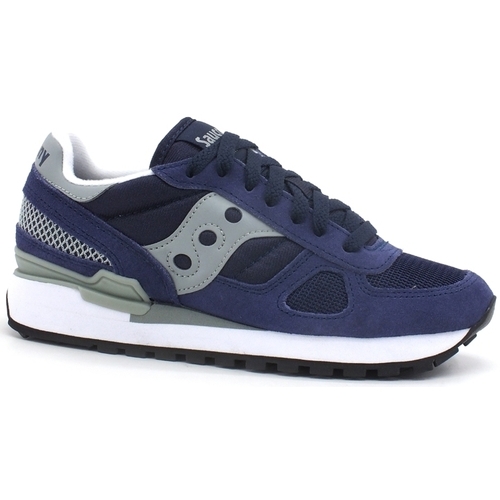 Chaussures Femme Bottes Saucony Shadow W Sneaker Navy Grey Silver 2108-523 Bleu