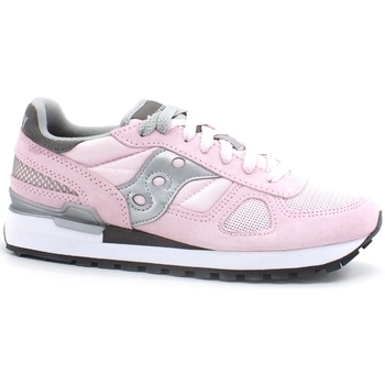 Chaussures Femme Bottes re-introduces Saucony Shadow W Sneaker Pink Brown Silver S1108-780 Rose