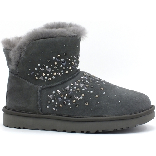 Chaussures Femme Multisport UGG Classic Galaxy Bling Charcoal W1103799 Gris