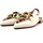 Chaussures Femme Bottes Divine Follie Sabot Donna Leopard Bianco Crudo 901-23F Blanc