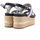 Chaussures Femme Multisport U.S Polo Assn. U.S. POLO ASSN: Sandalo Zeppa Donna Blue LOREN006 Bleu