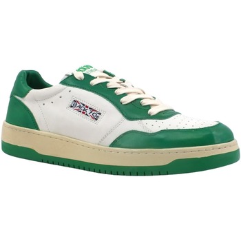 Chaussures Homme Multisport Back 70 BACK70 Slam Sneaker Uomo White Savana Verde 108002 Vert