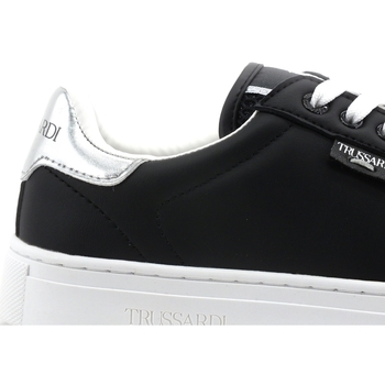 Trussardi Snk Galium Mix Sneaker Black White 79A00640 Noir
