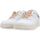 Chaussures Femme Bottes Fourline 4LINE  Sneaker Low Max Bianco Rosa X02 Blanc