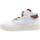 Chaussures Homme Multisport Fourline 4LINE  Sneaker Mid Max Bianco Nocciola X41 Blanc