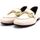 Chaussures Femme Bottes Divine Follie Mocassino Donna Bicolor Osso Acciaio 175-15F Blanc