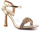 Chaussures Femme Bottes Café Noir CAFENOIR Sandalo Tacco Donna Oro Platino MA9002 Doré