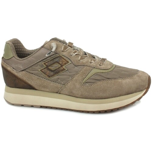 Chaussures Femme Multisport Lotto Slice Padded Grey Taupe T7435 Beige