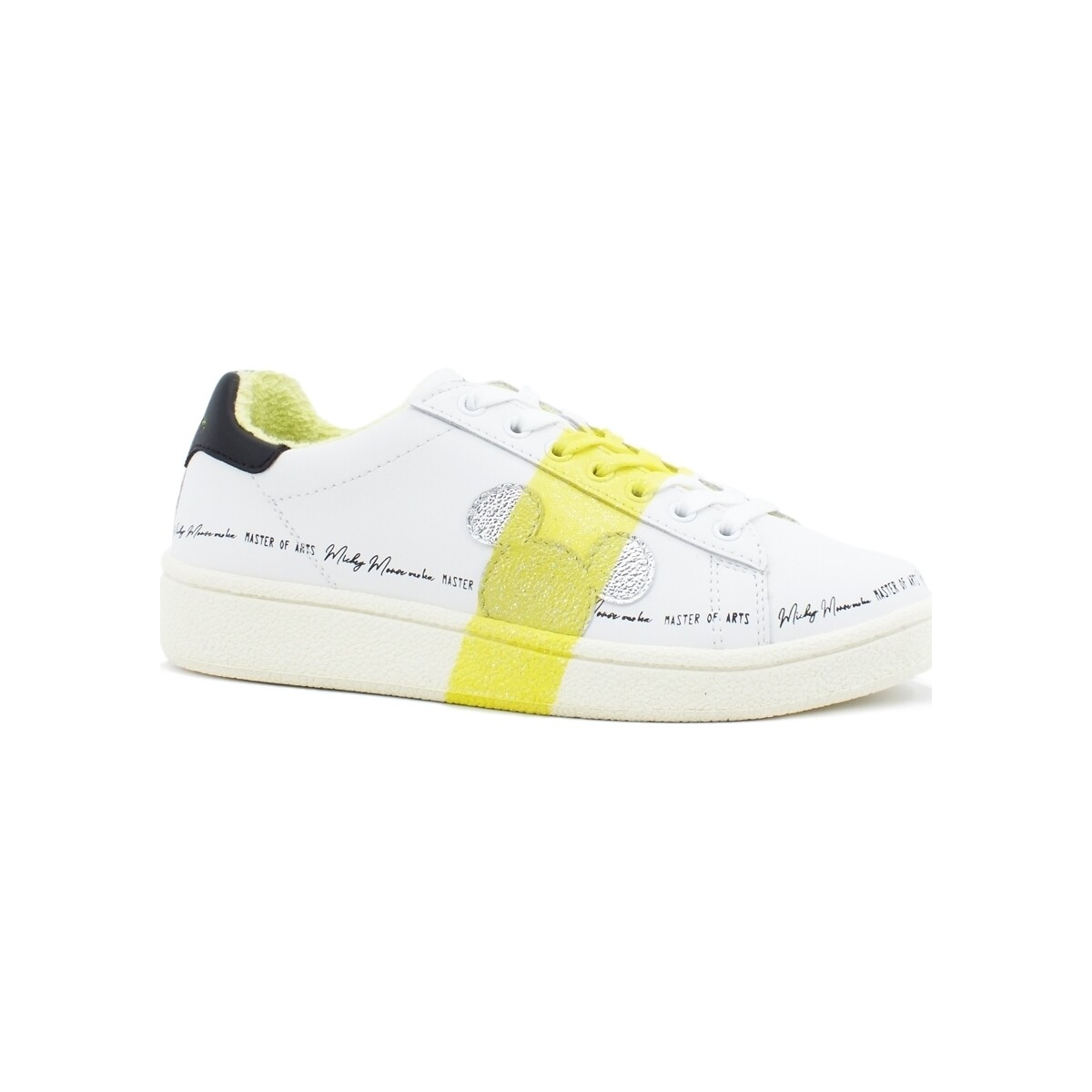 Chaussures Femme Bottes Moa Master Of Arts Sneaker White Yellow MD401 Blanc