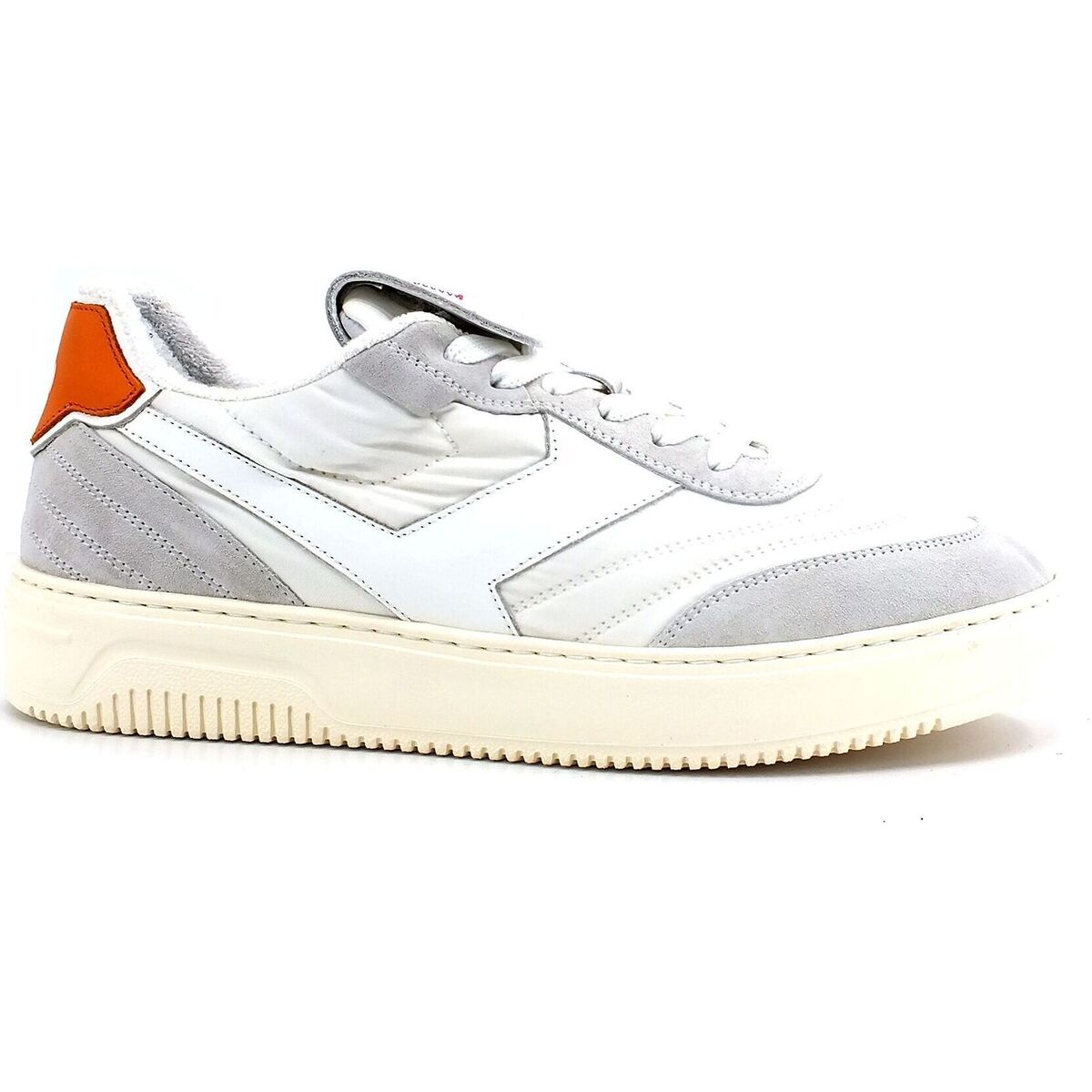 Chaussures Homme Multisport Pantofola d'Oro Sneaker Uomo Bianco Grigio Arancio PDL2WU Blanc