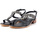 Chaussures Femme Bottes Cristin Sandalo Donna Nero CORIN-37 Noir