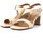 Chaussures Femme Multisport Café Noir CAFENOIR Sandalo Donna Burro Beige LC4001 Beige
