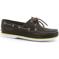 Chaussures Homme Multisport Timberland Classic Boat Shoe Mocassino Vela Uomo Olive TB0A418H Vert