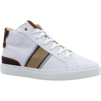 Chaussures Homme Multisport Basche Guess Sneaker Hi Sneaker Uomo White Beige FM5TOMELL12 Blanc