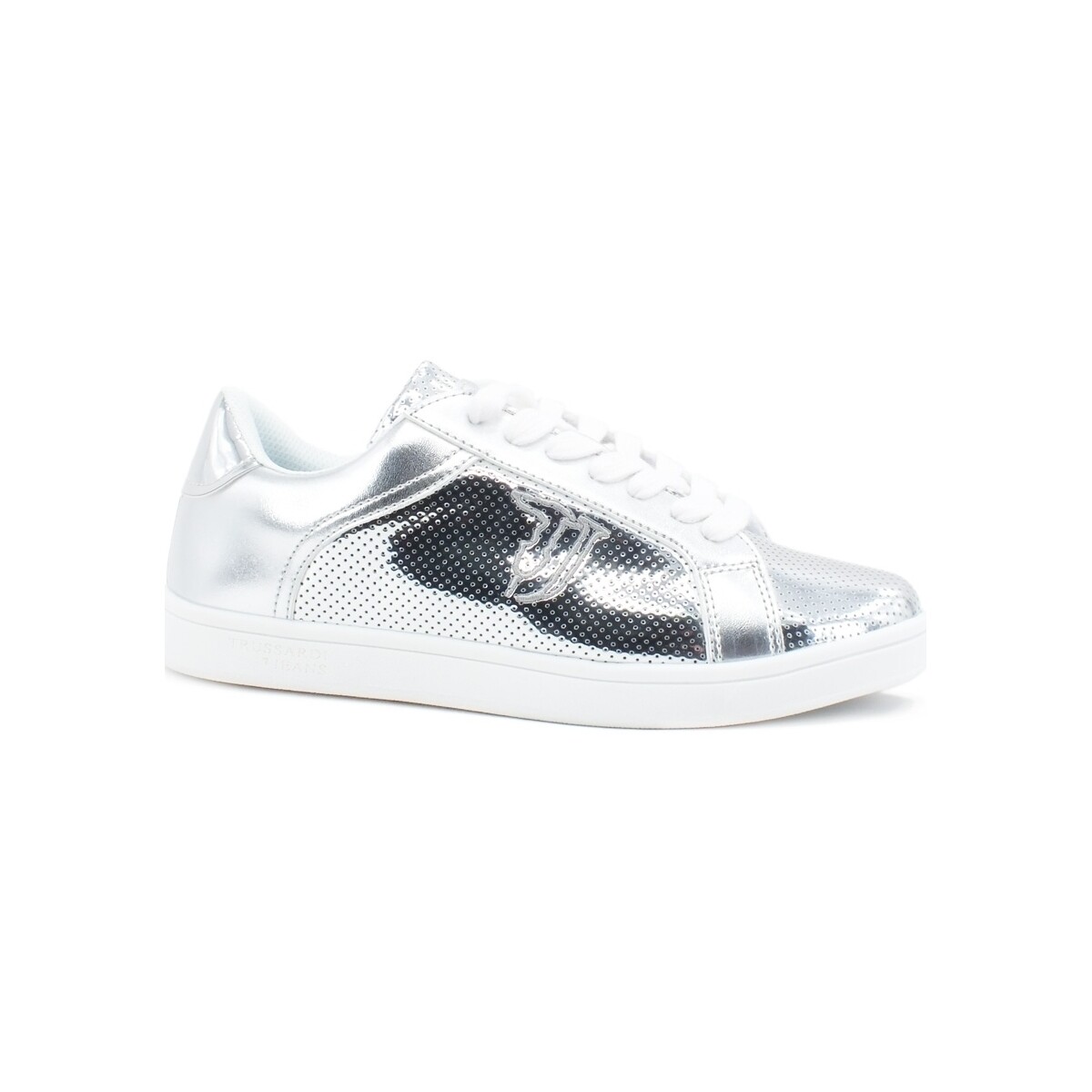 Chaussures Femme Bottes Trussardi Sneaker Silver 79A00528 Argenté