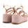 Chaussures Femme Multisport Café Noir CAFENOIR Sandalo Zeppa Donna Cipria HB9030 Rose