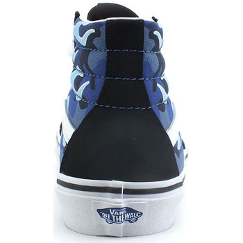 Vans Sk8-Hi Camo Flame Sneaker Blue Ice Camo VN0A4UI2ABW1 Bleu