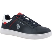 For Polo Ralph Lauren White Longwood Leather Logo Trainers